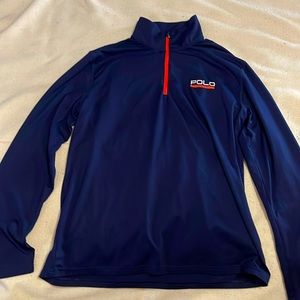 Polo Sport dark blue fleece sweatshirt